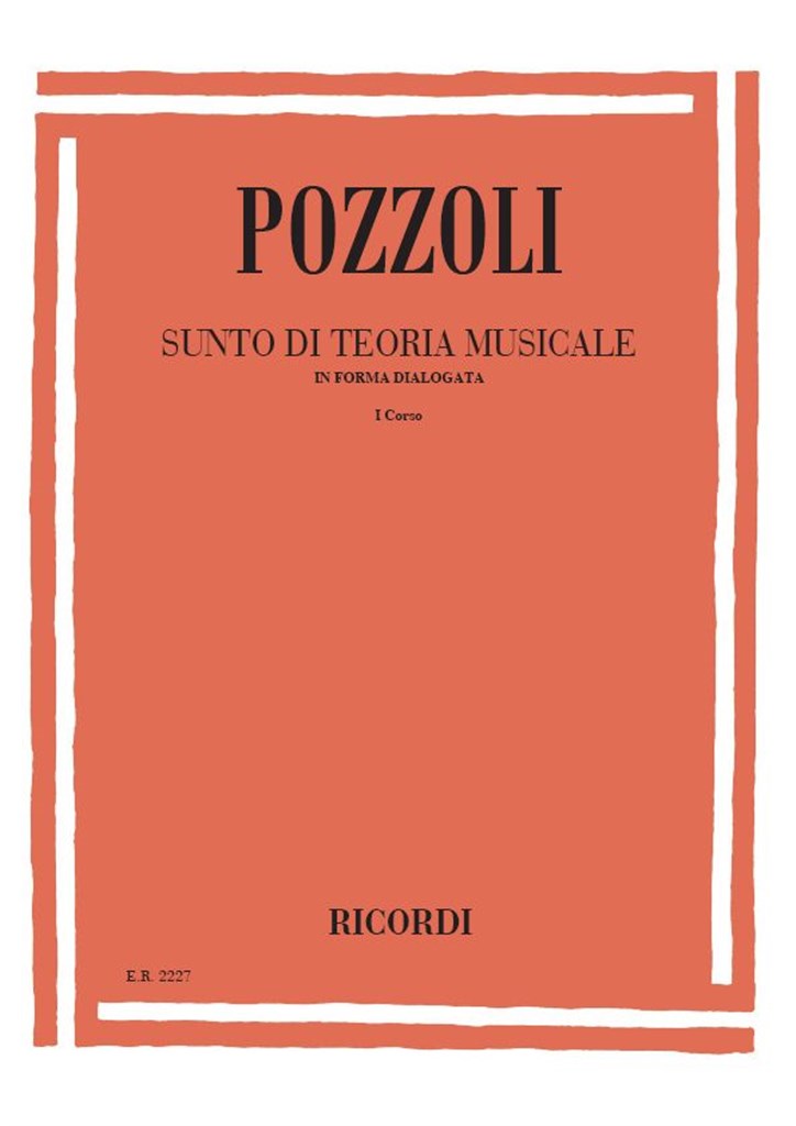 Sunto Di Teoria Musicale In Forma Dialogata